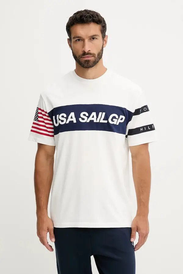 Tommy Hilfiger Pamučna majica Tommy Hilfiger x SAIL GP