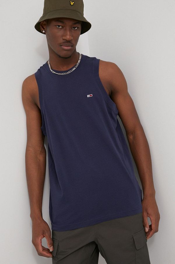 Tommy Jeans Pamučna majica Tommy Jeans boja: bijela