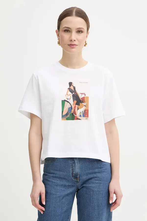 Trussardi Pamučna majica Trussardi