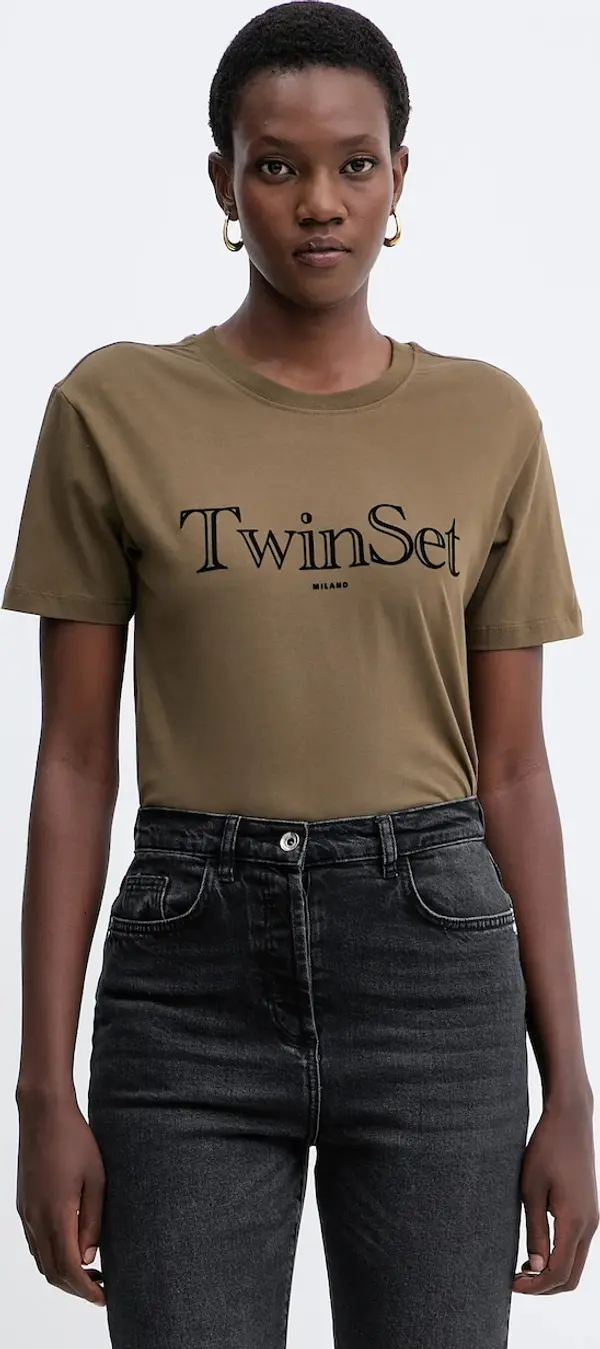 Twinset Pamučna majica Twinset