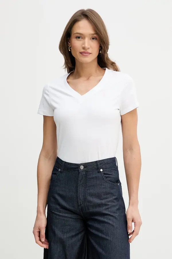 U.S. Polo Assn. Pamučna majica U.S. Polo Assn. V-NECK