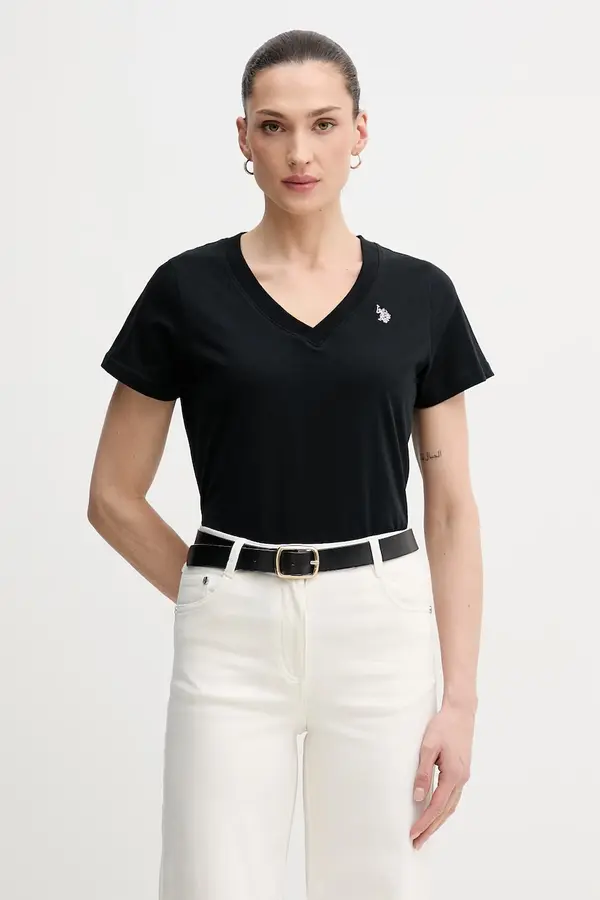 U.S. Polo Assn. Pamučna majica U.S. Polo Assn. V-NECK