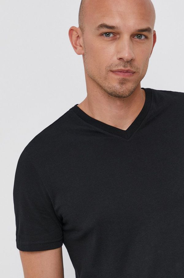 United Colors of Benetton Pamučna majica United Colors of Benetton boja: crna