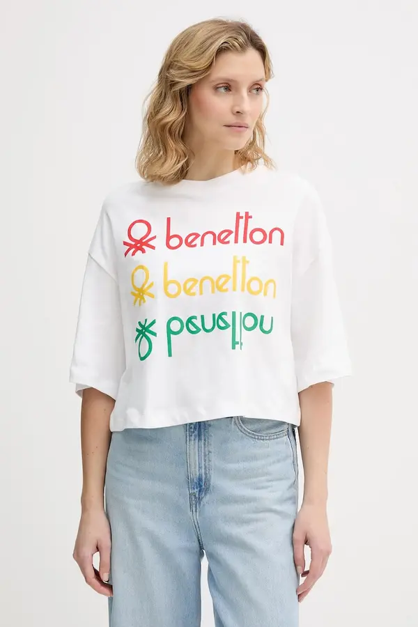 United Colors of Benetton Pamučna majica United Colors of Benetton x Stranger Things