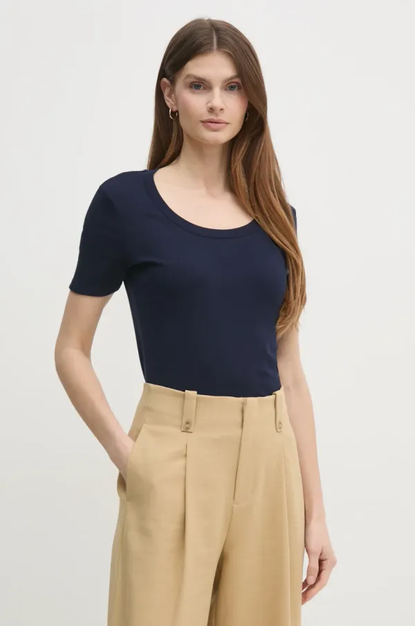 United Colors of Benetton Pamučna majica United Colors of Benetton za žene, boja: crna, 3GA2D1066