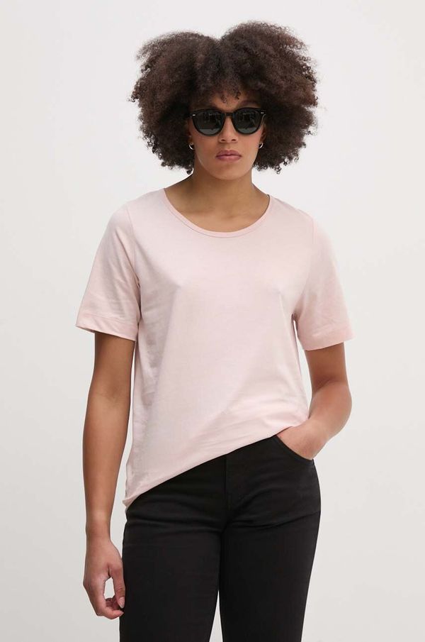 United Colors of Benetton Pamučna majica United Colors of Benetton za žene, boja: ružičasta, 31VKD104K