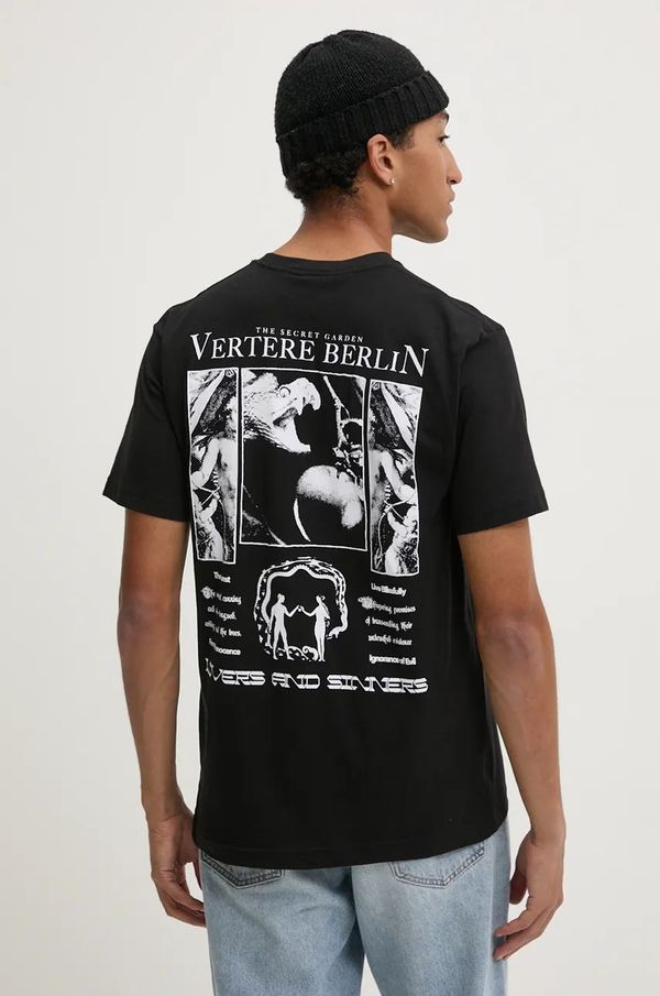 Vertere Berlin Pamučna majica Vertere Berlin boja: crna, s tiskom, VER T250