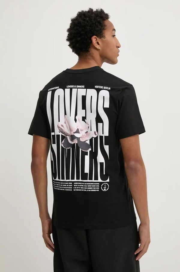 Vertere Berlin Pamučna majica Vertere Berlin boja: crna, s tiskom, VER T256