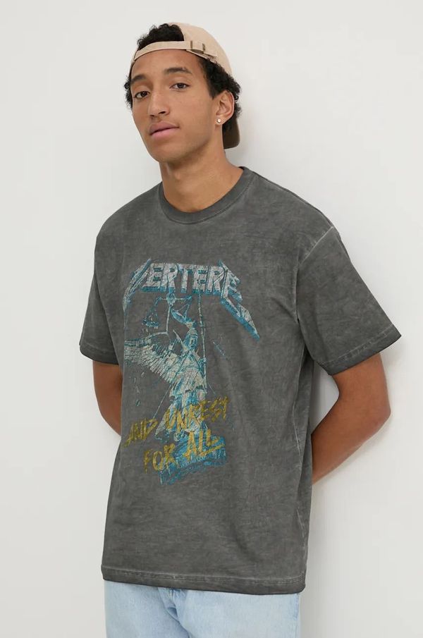 Vertere Berlin Pamučna majica Vertere Berlin boja: siva, s tiskom, VER T246