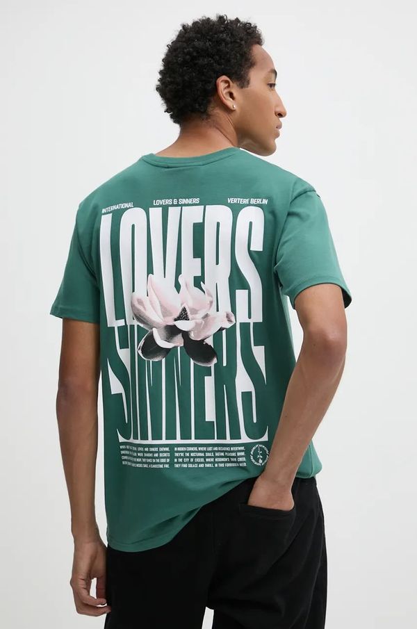 Vertere Berlin Pamučna majica Vertere Berlin boja: zelena, s tiskom, VER T255
