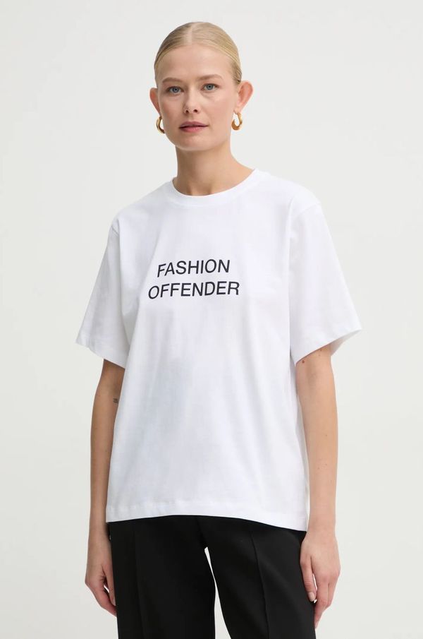 Victoria Beckham Pamučna majica Victoria Beckham za žene, boja: bijela, 1125JTS006357A