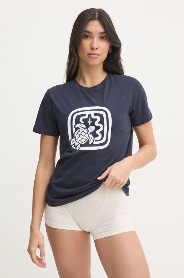 Vilebrequin Pamučna majica Vilebrequin LAORA za žene, boja: tamno plava, AORAP9I3