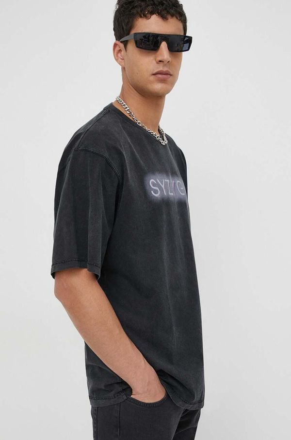 Won Hundred Pamučna majica Won Hundred boja: crna, s tiskom