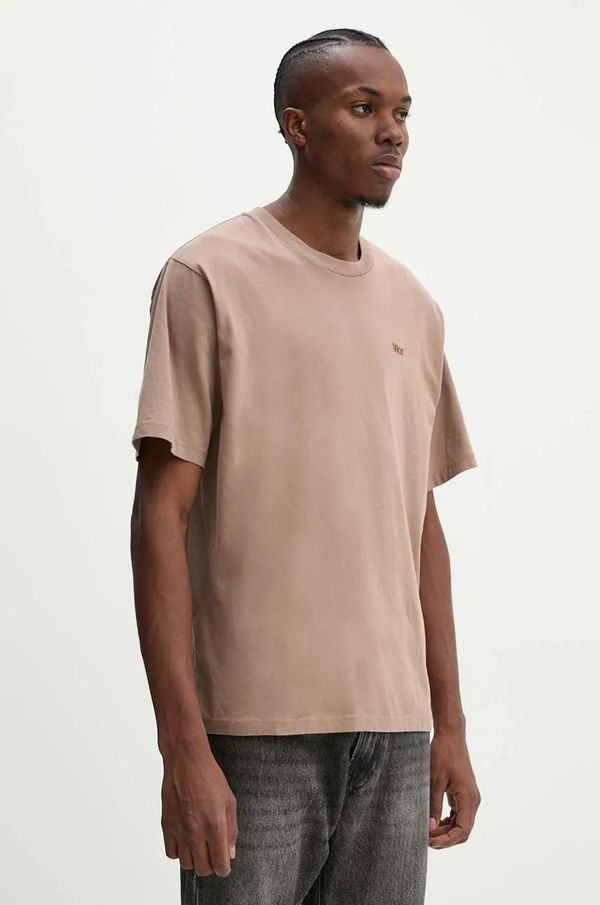 Won Hundred Pamučna majica Won Hundred za muškarce, boja: bež, bez uzorka, 3300-12063