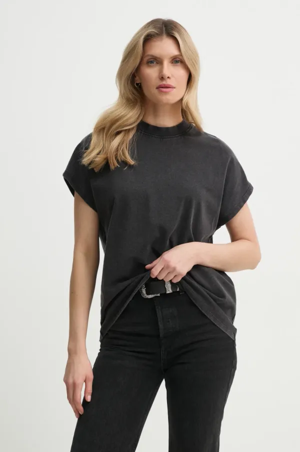 Won Hundred Pamučna majica Won Hundred za žene, boja: crna, 3729-12089