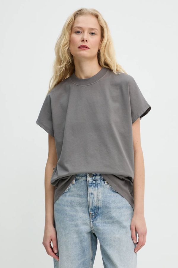 Won Hundred Pamučna majica Won Hundred za žene, boja: siva, 3373-12071