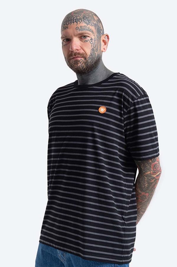 Wood Wood Pamučna majica Wood Wood Ace T-shirt boja: crna, s uzorkom, 10135710.2222-BLACK/G