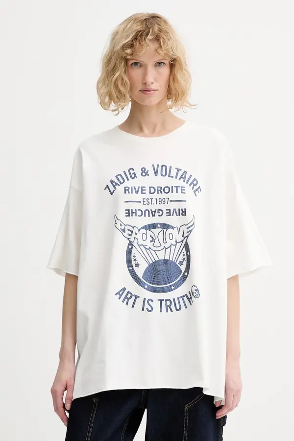 Zadig&Voltaire Pamučna majica ZADIG&VOLTAIRE