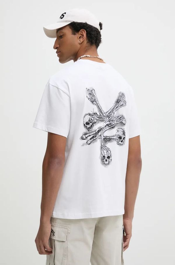 Zoo York Pamučna majica Zoo York za muškarce, boja: bijela, s tiskom, 60690026