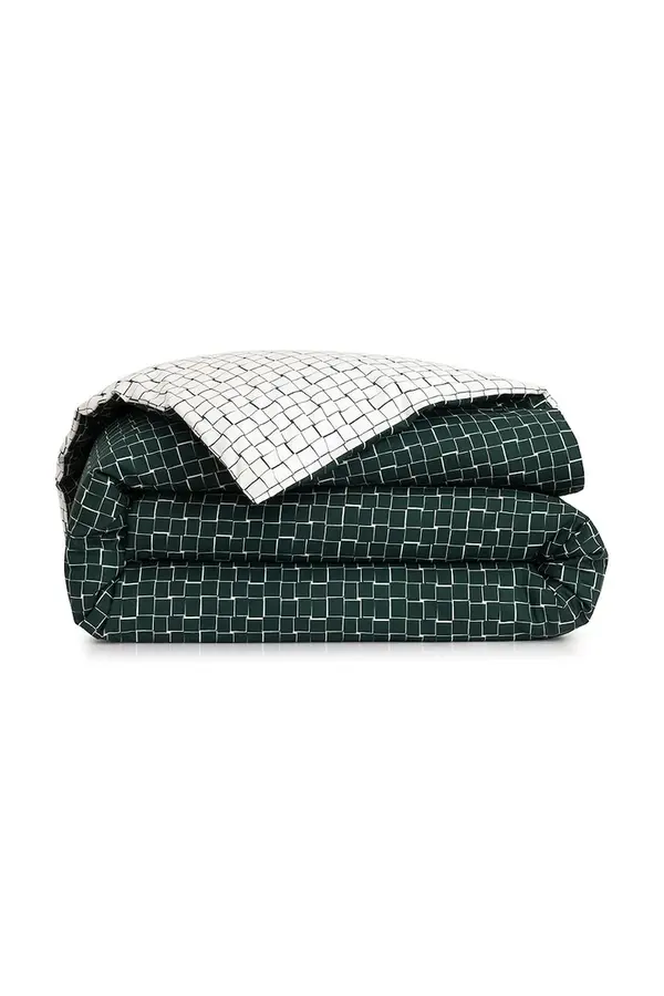 Lacoste Pamučna navlaka za deku Lacoste L BLOCK Vert 140 x 200 cm