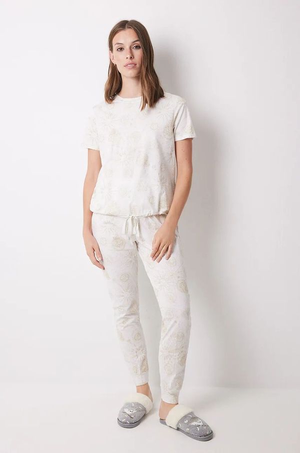 women'secret Pamučna pidžama women'secret LA NUIT HARRY POTTER boja: bež, pamučna, 3138544