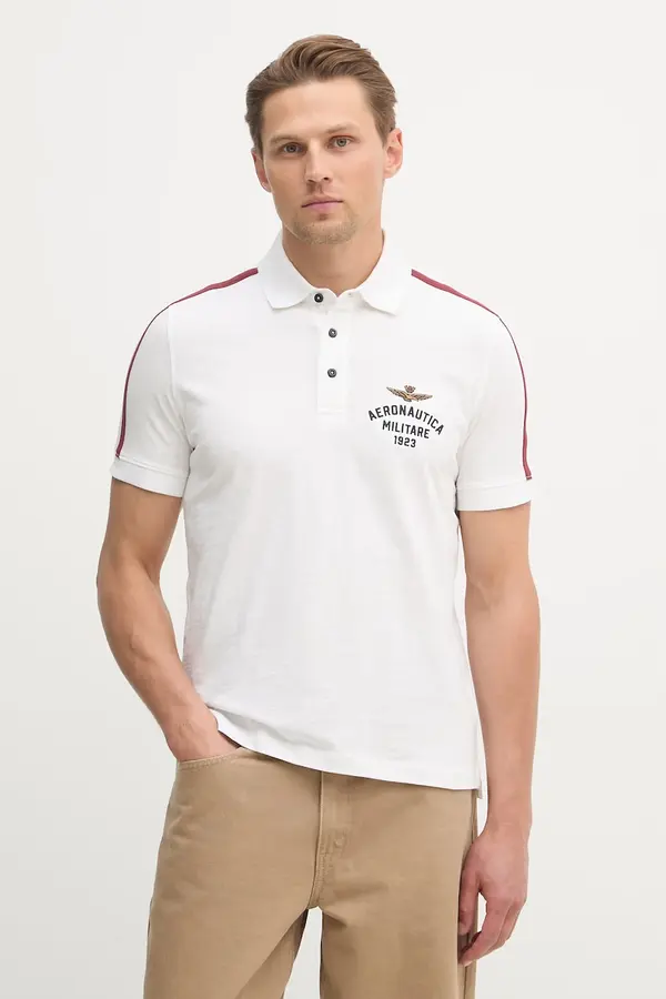 Aeronautica Militare Pamučna polo majica Aeronautica Militare