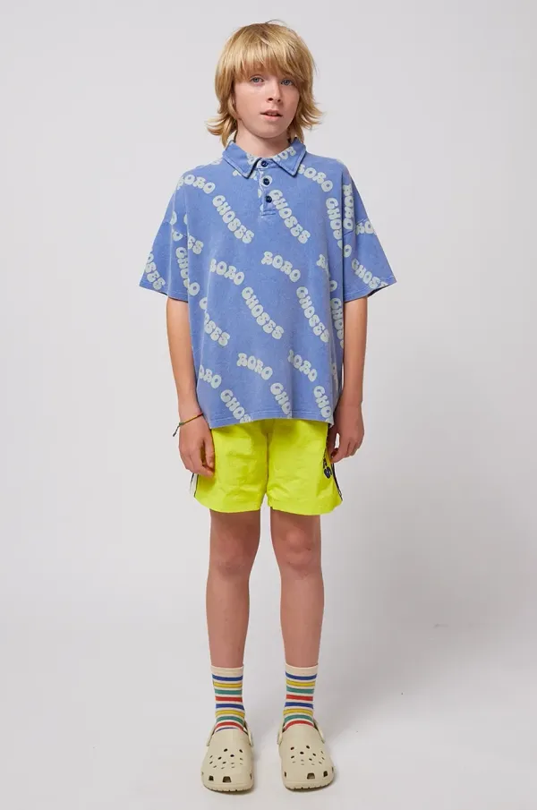 Bobo Choses Pamučna polo majica Bobo Choses Wavy s uzorkom, 125AC018