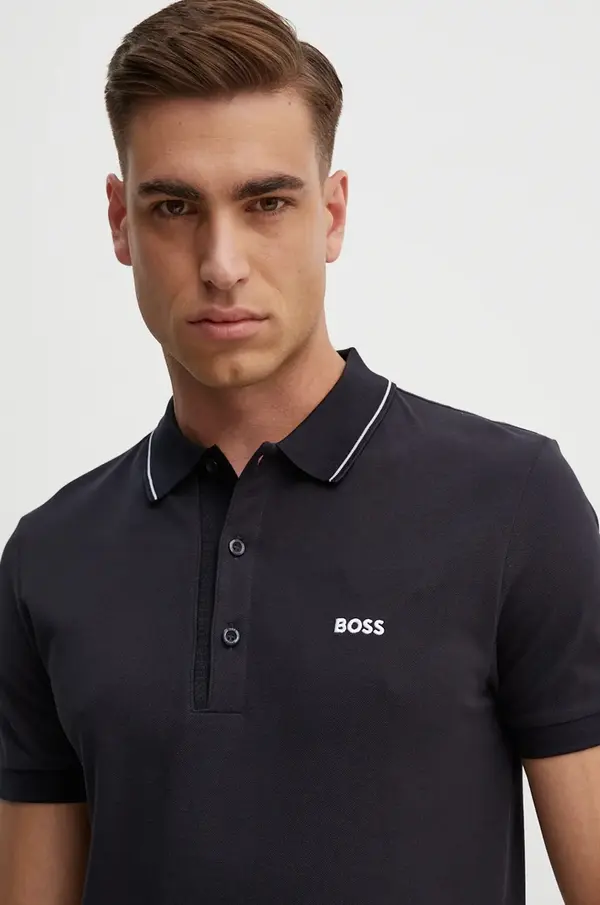 BOSS Green Pamučna polo majica Boss Green  Paule 4