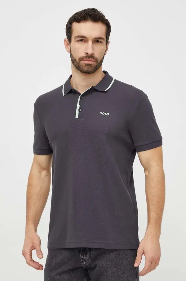BOSS Green Pamučna polo majica Boss Green