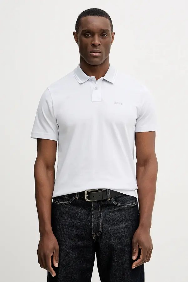 Boss Pamučna polo majica BOSS Orange PeoxfordNew