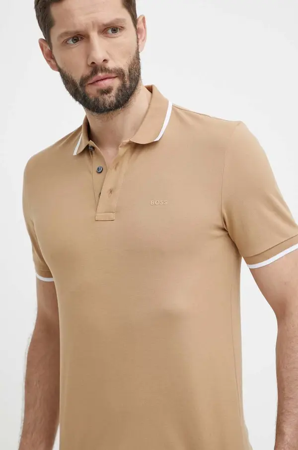 BOSS Pamučna polo majica BOSS  Parlay 190