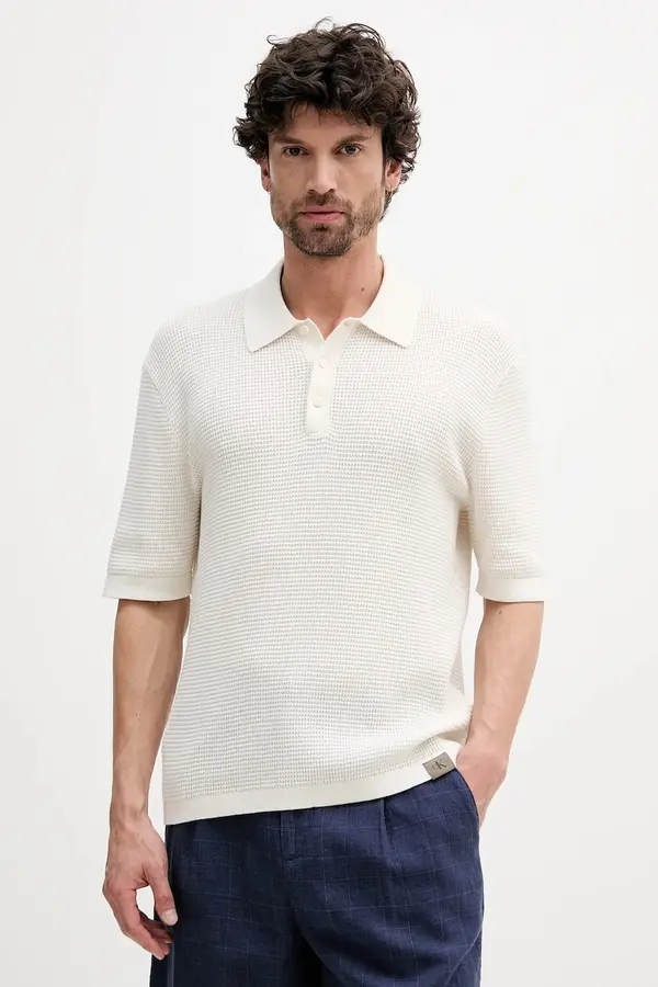 Calvin Klein Jeans Pamučna polo majica Calvin Klein Jeans