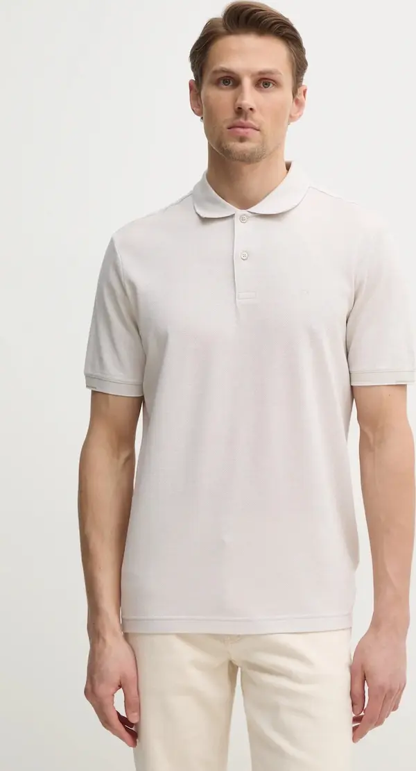Calvin Klein Pamučna polo majica Calvin Klein
