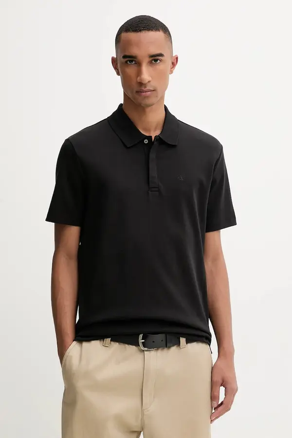Calvin Klein Pamučna polo majica Calvin Klein