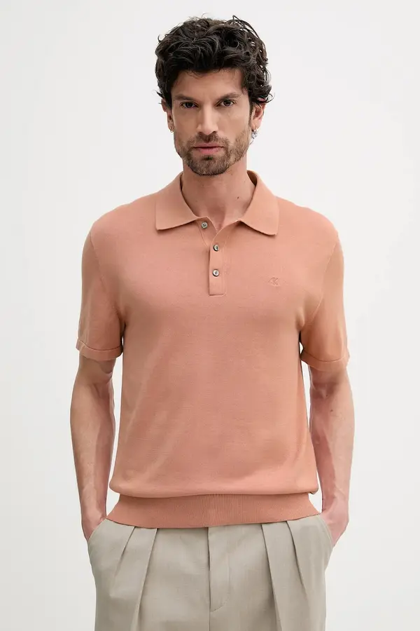 Calvin Klein Pamučna polo majica Calvin Klein