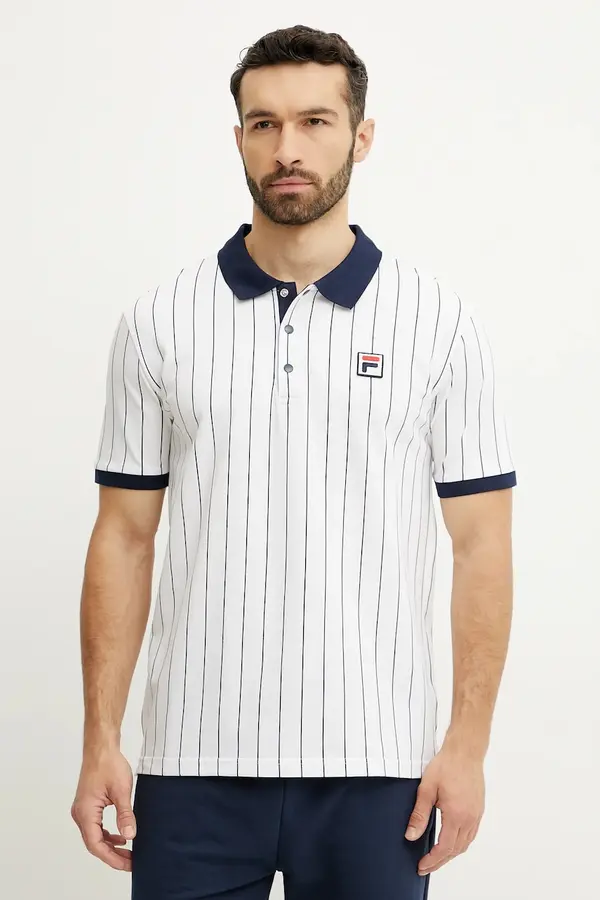 Fila Pamučna polo majica Fila Linter