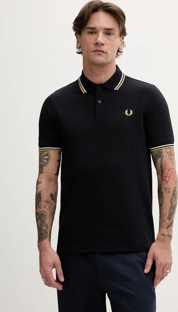 Fred Perry Pamučna polo majica Fred Perry The Twin Tipped Shirt