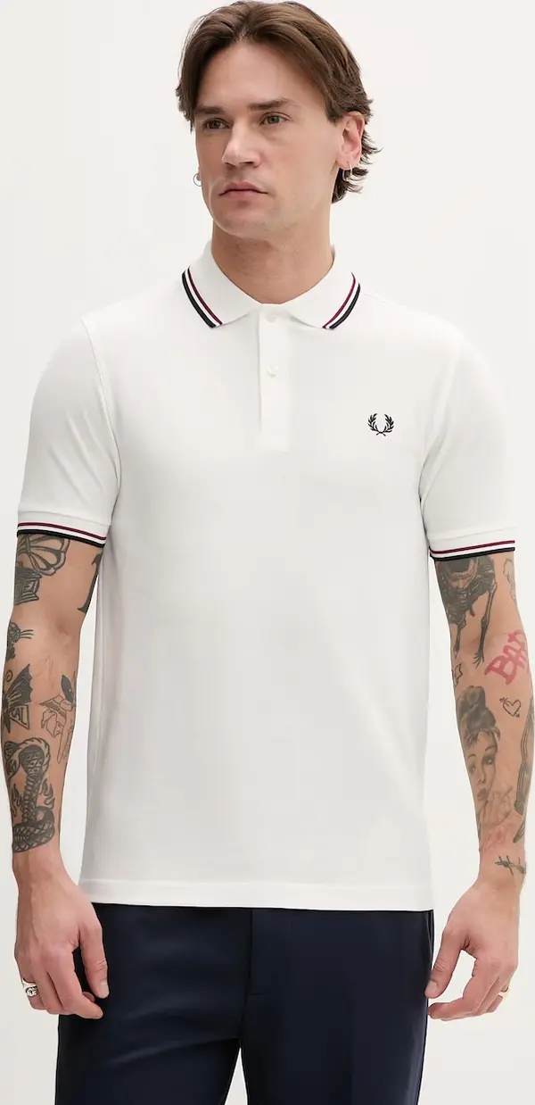 Fred Perry Pamučna polo majica Fred Perry Twin Tipped Shirt