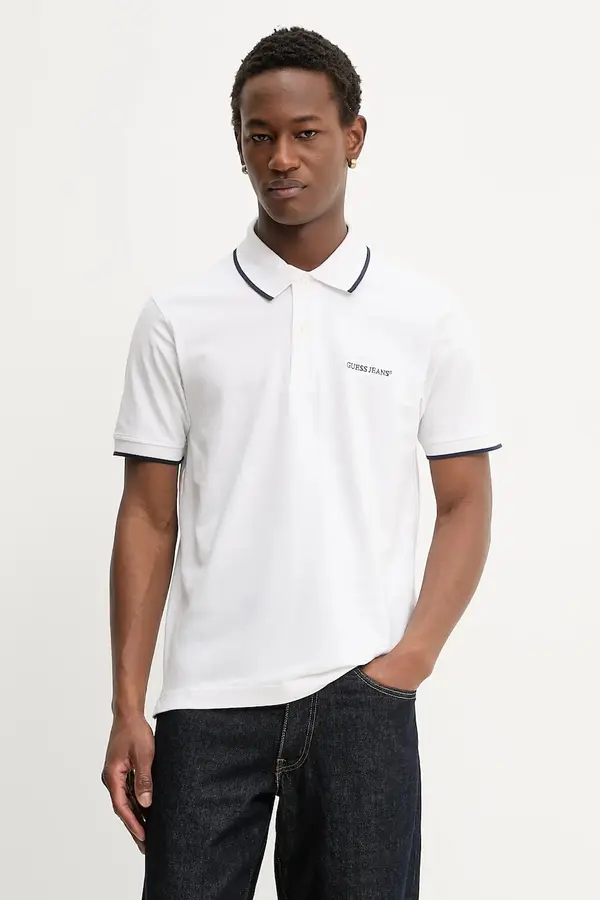 Guess Jeans Pamučna polo majica Guess Jeans