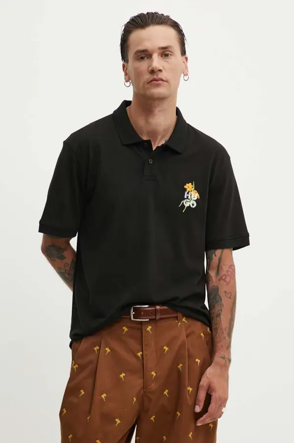HUGO Pamučna polo majica HUGO
