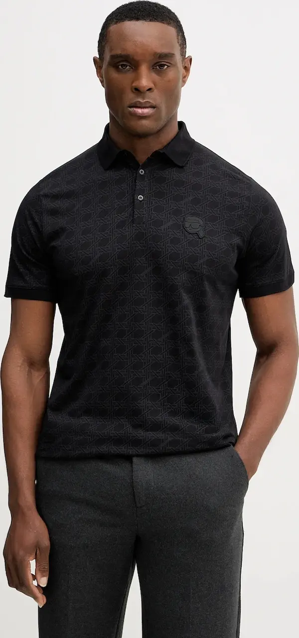 Karl Lagerfeld Pamučna polo majica Karl Lagerfeld