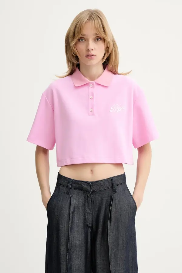 MSGM Pamučna polo majica MSGM