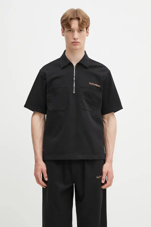 No Problemo Pamučna polo majica No Problemo Mini Problemo SS Work Shirt - Twill