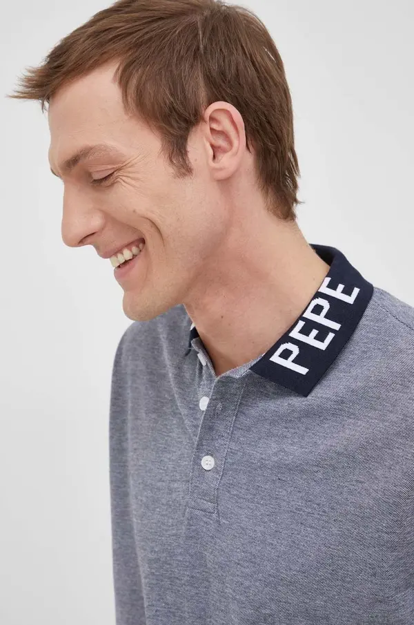 Pepe Jeans Pamučna polo majica Pepe Jeans Fabrice D
