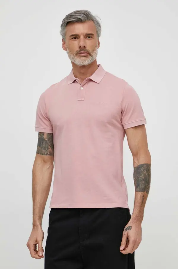 Pepe Jeans Pamučna polo majica Pepe Jeans NEW OLIVER GD