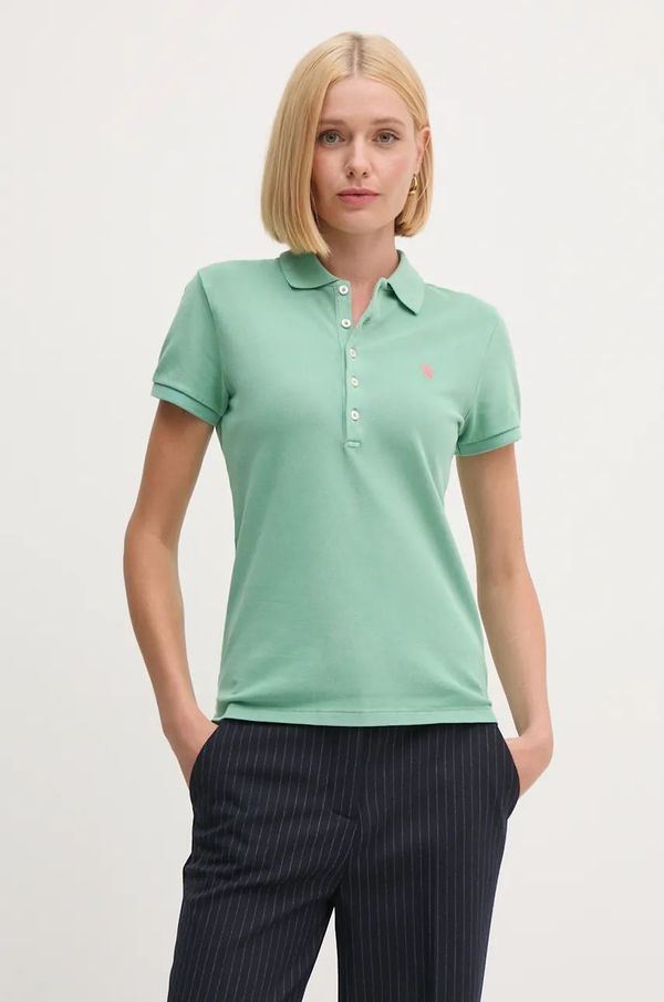 Polo Ralph Lauren Pamučna polo majica Polo Ralph Lauren boja: zelena, 211939271