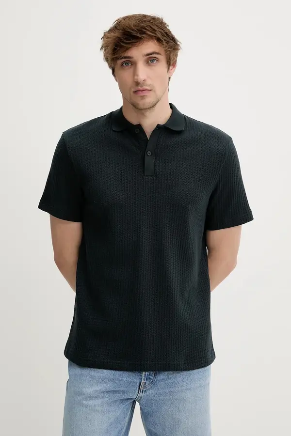 Samsoe Samsoe Pamučna polo majica Samsoe Samsoe SAJASE