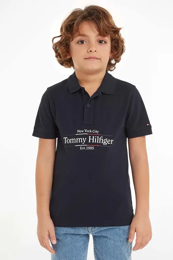 Tommy Hilfiger Pamučna polo majica Tommy Hilfiger