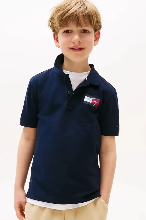 Tommy Hilfiger Pamučna polo majica Tommy Hilfiger