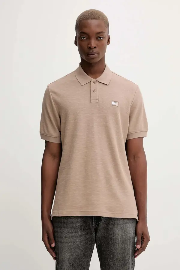 Tommy Jeans Pamučna polo majica Tommy Jeans